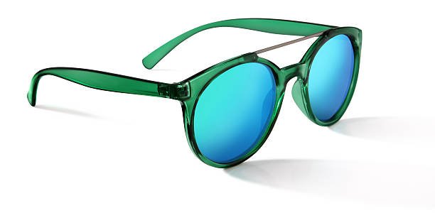 green eyeglasses